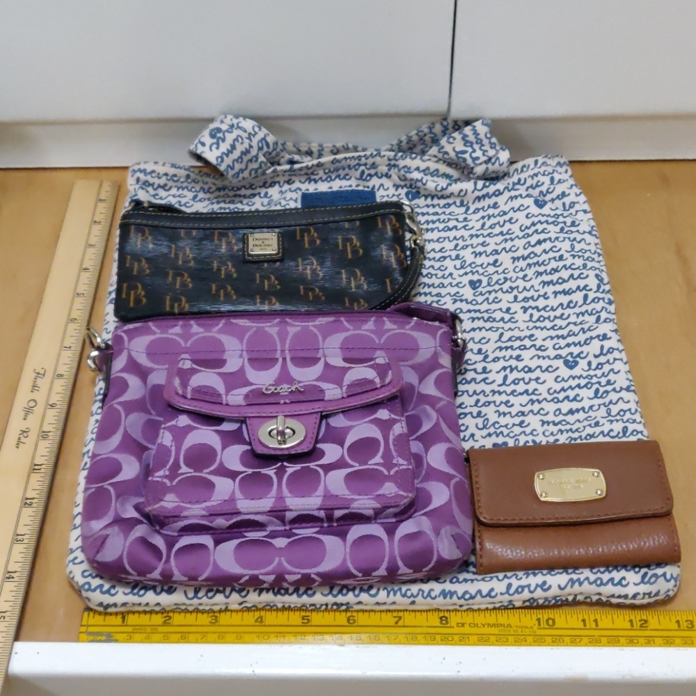 Bundle of small bags wristlet ID wallet